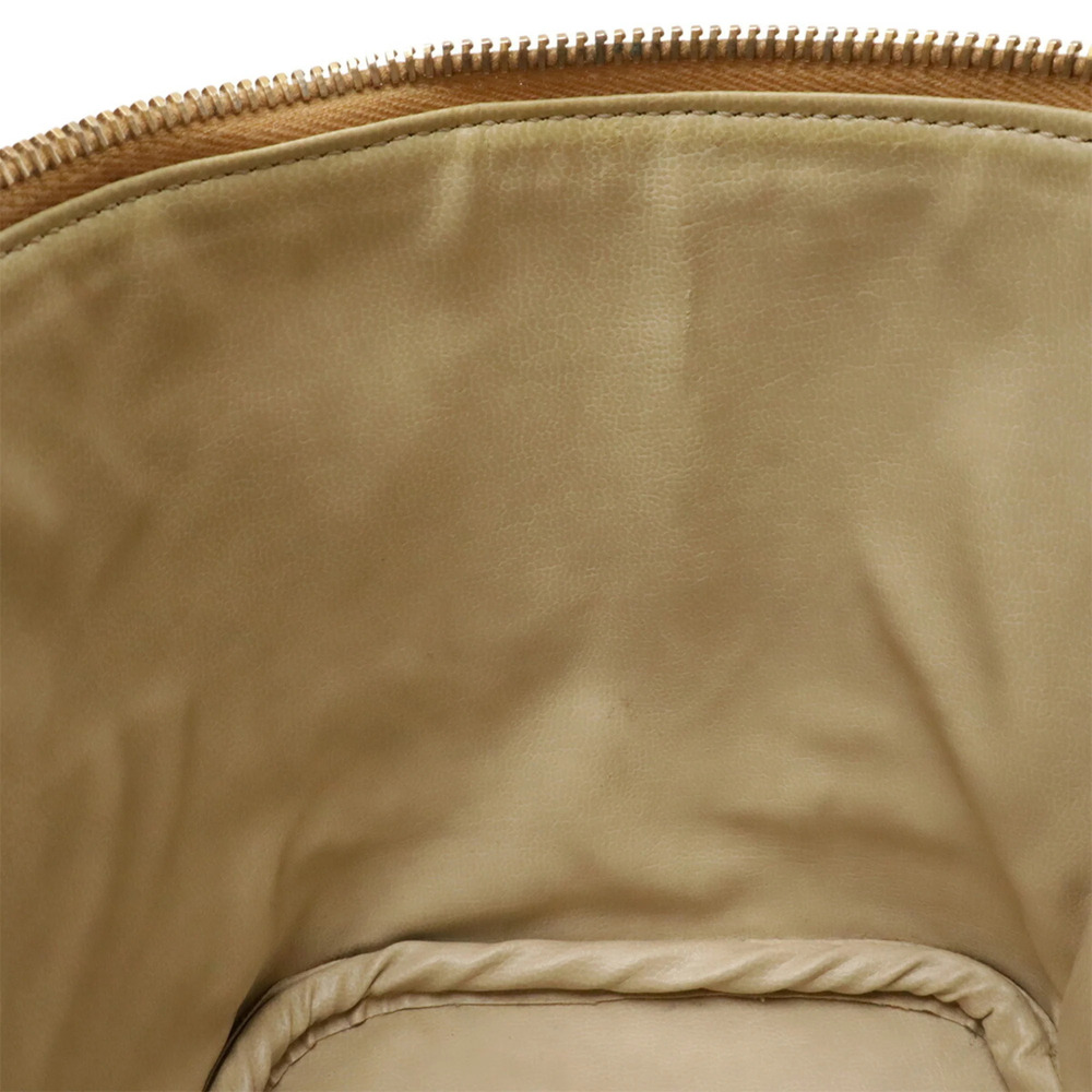 CHANEL Cream Caviar Leather Logo Pouch - Picture 9 of 10